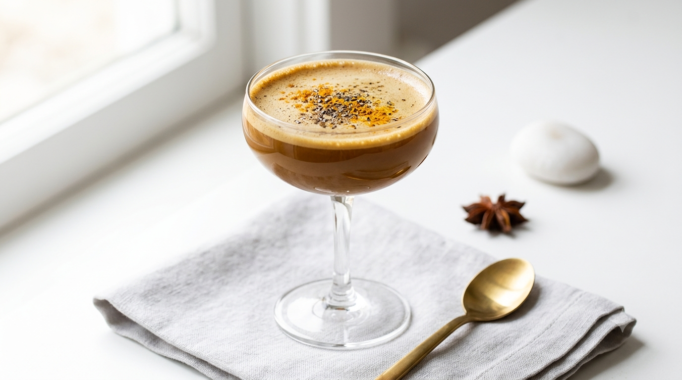 Hojicha Golden Hour Latte