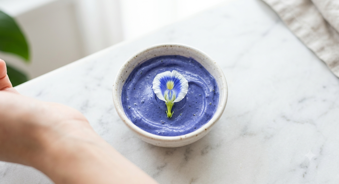 Butterfly Pea Anti-Aging Face Mask