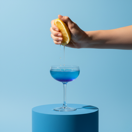 The Blue Drink That Changes Color. Here's Why.
