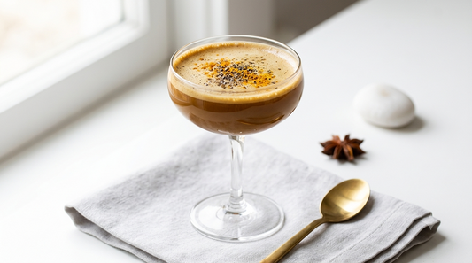 Hojicha Golden Hour Latte