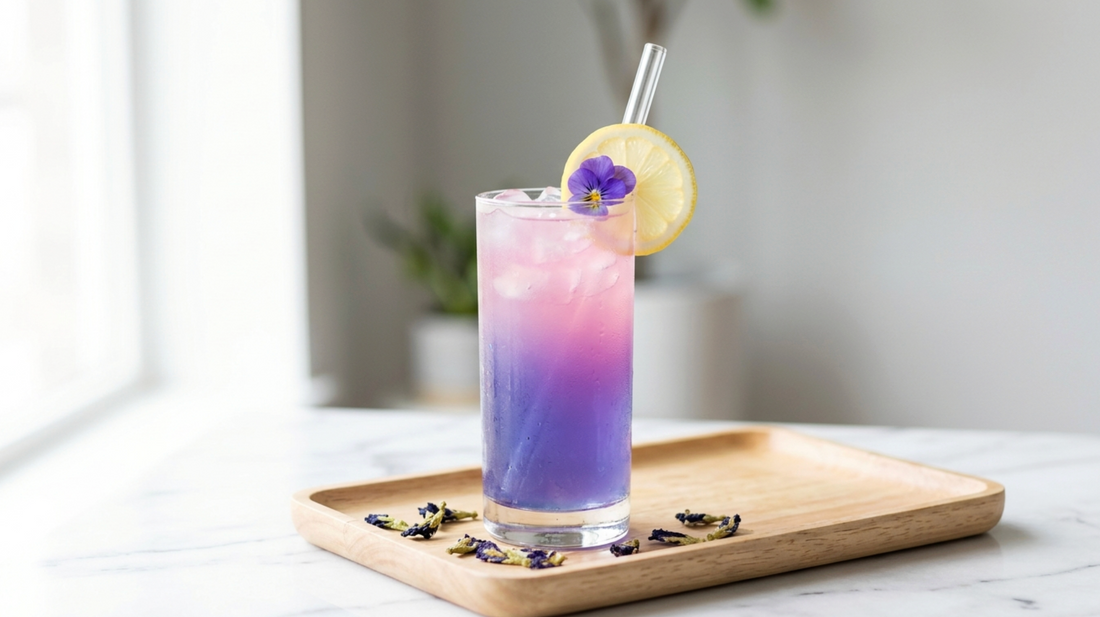 Butterfly Pea Vitamin C Glow Lemonade